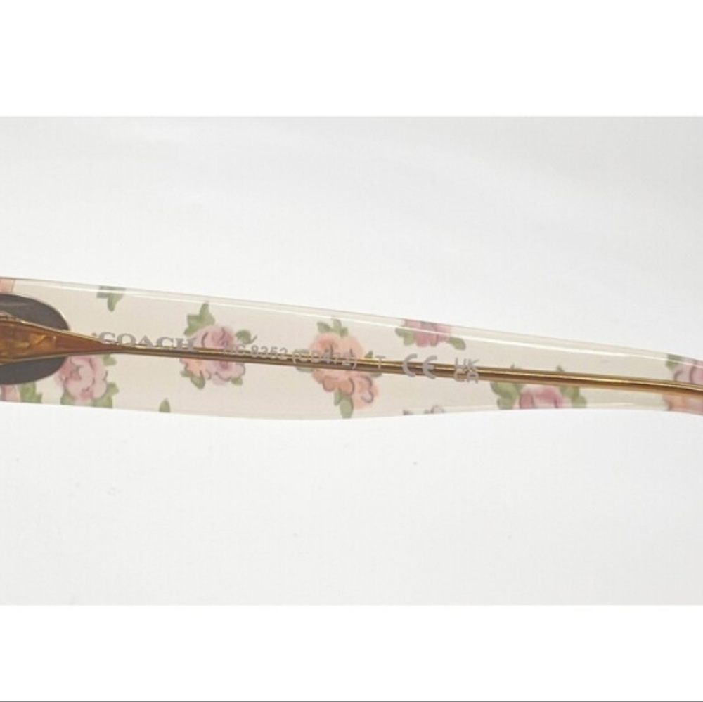 COACH Eyeglasses 9252 Victorian Roses Clear Acrylic Women - Picture 9 of 16